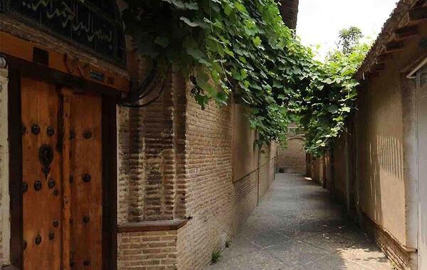 عکس خانه حیاط دار قدیمی