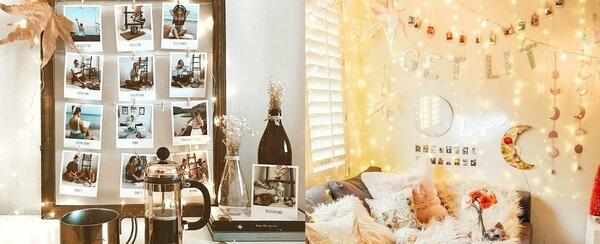 عکس ایده برای تزیین دیوار اتاق با عکس