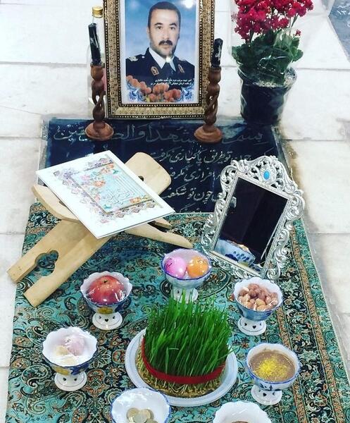 عکس سفره هفت سین شهدا
