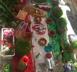 عکس سفره هفت سین شهدا