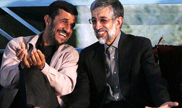 عکس دست بوسی حداد عادل فرح پهلوی