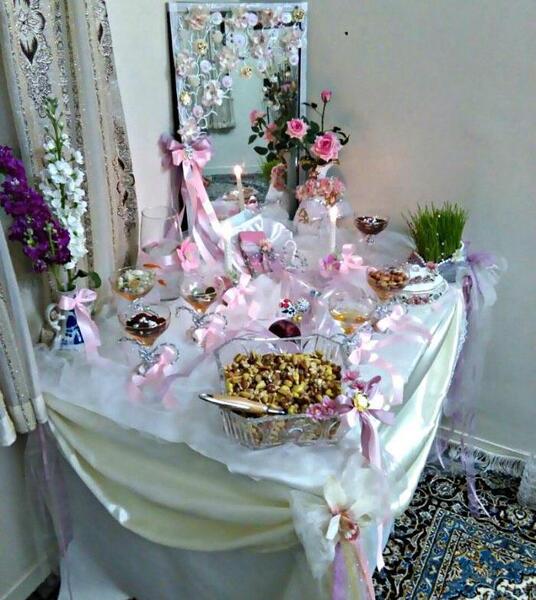 عکس ایده سفره هفت سین سال ۹۹