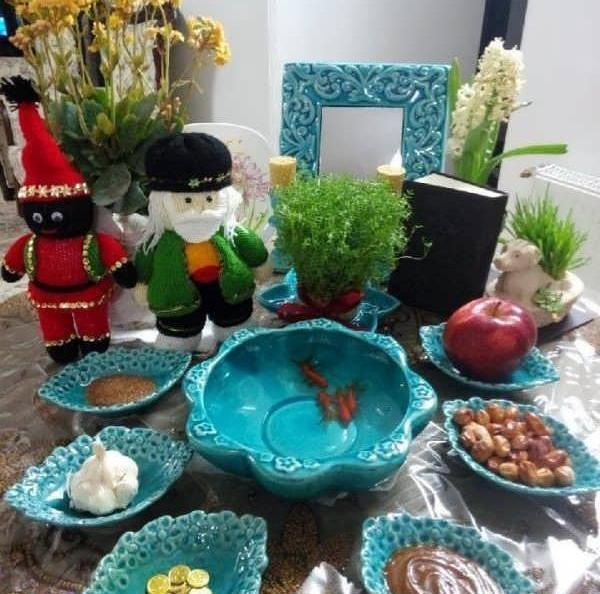 عکس ایده سفره هفت سین سال ۹۹