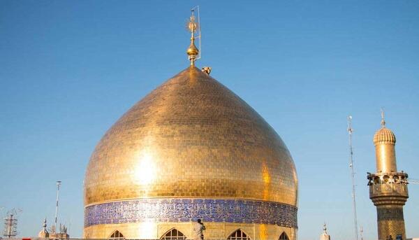 عکس گنبد امام علی جدید