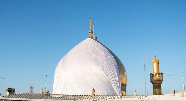 عکس گنبد امام علی جدید