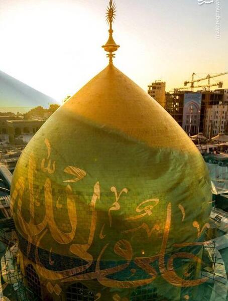 عکس گنبد امام علی جدید