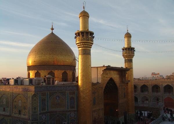 عکس گنبد امام علی جدید