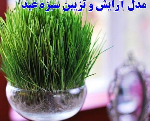 عکس ایده برای ظرف سبزه