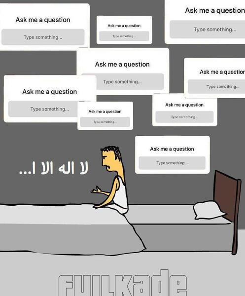 عکس ایده برای کوئسشن باکس اینستاگرام
