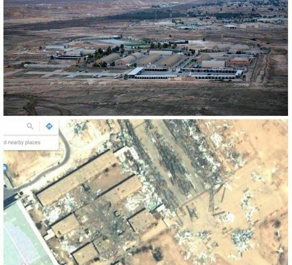عکس هوایی از پایگاه عین الاسد