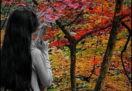 عکس دخترانه فانتزی پاییزی