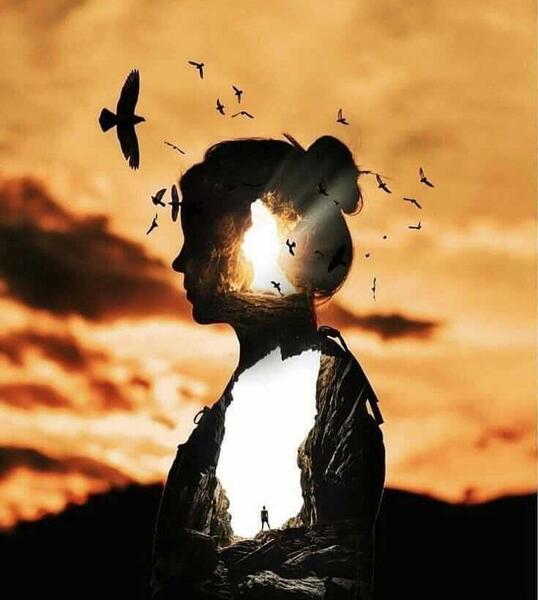 عکس دخترونه غروب
