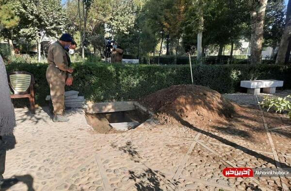 عکس قبر شجریان