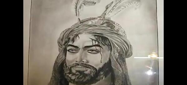 عکس چهره ی امام علی