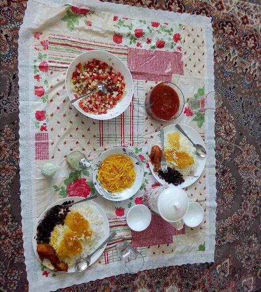 عکس زرشک پلو با مرغ نی نی سایت
