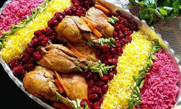 عکس زرشک پلو با مرغ نی نی سایت