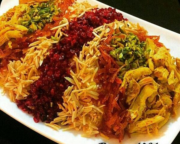 عکس زرشک پلو با مرغ نی نی سایت
