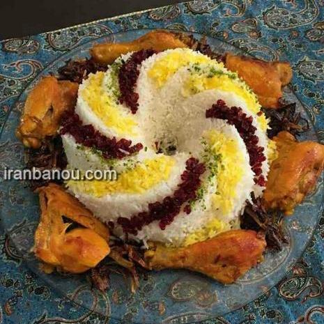 عکس زرشک پلو با مرغ نی نی سایت