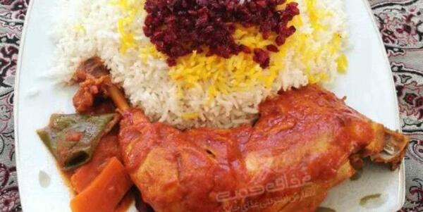 عکس زرشک پلو با مرغ نی نی سایت