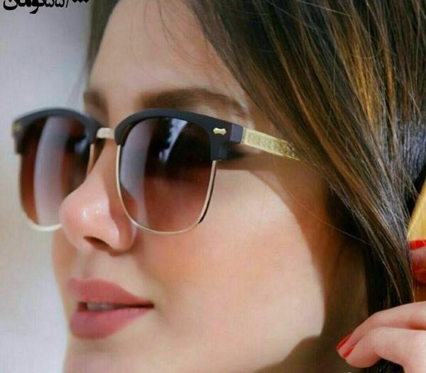 عکس عینک آفتابی قهوه ای