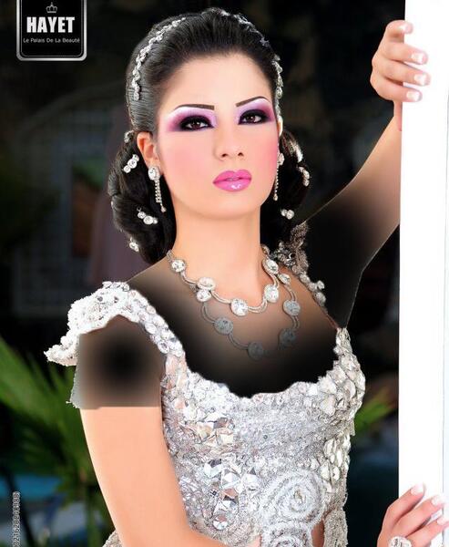 عکس عروس آرایش مو