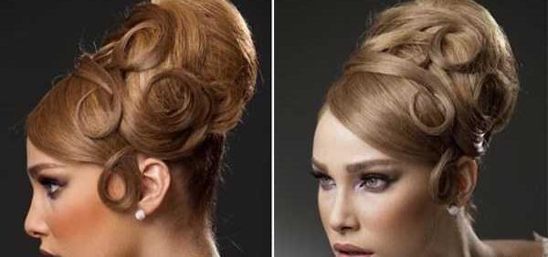 عکس عروس آرایش مو