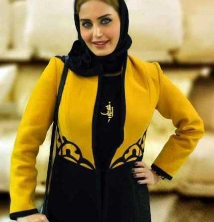 عکس مانتو خردلی دخترانه