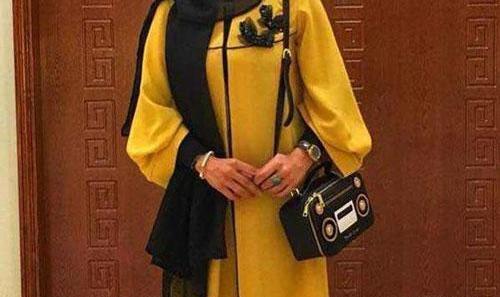 عکس مانتو خردلی دخترانه