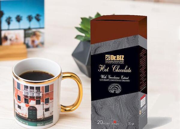 عکس قهوه گانودرما هات چاکلت