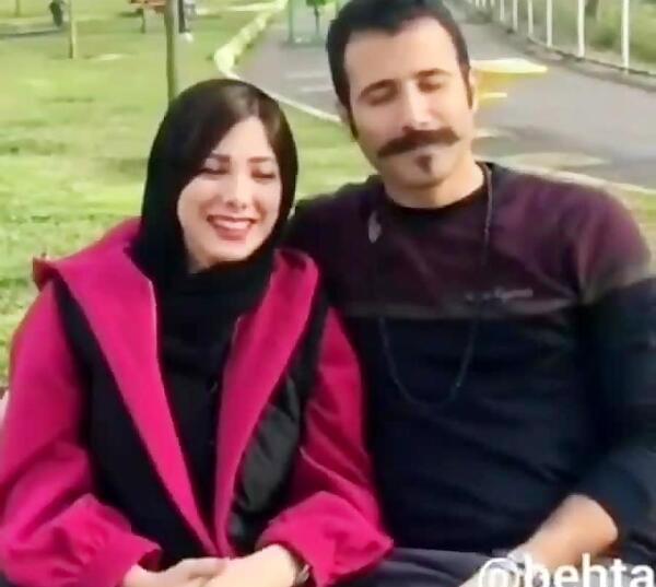 عکس باران نیکراه و همسرش