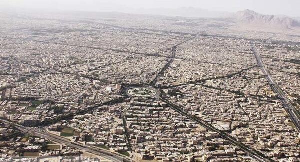 عکس هوایی خمین