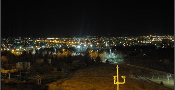عکس هوایی خمین
