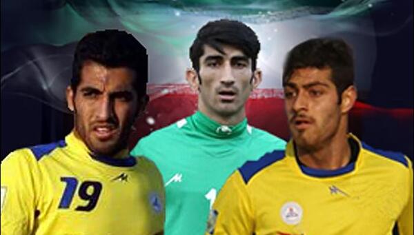 عکس بازیکنان نفت تهران