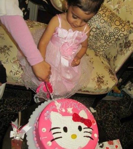 عکس نوشته تولد دخترم هلیا