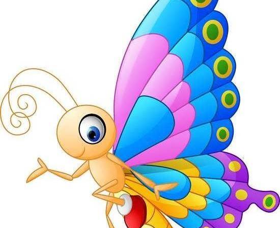 عکس پروانه فانتزی برای نقاشی