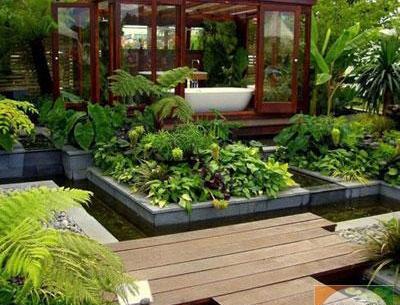 عکس ایده برای دکوراسیون باغ