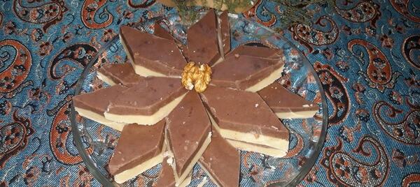 عکس حلوا دورنگ