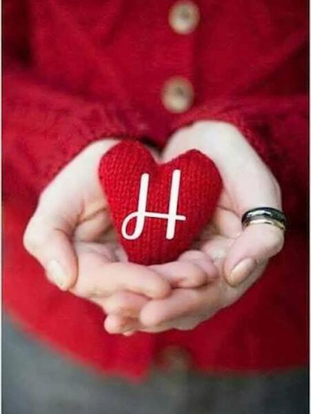 عکس ولنتاین حرف h
