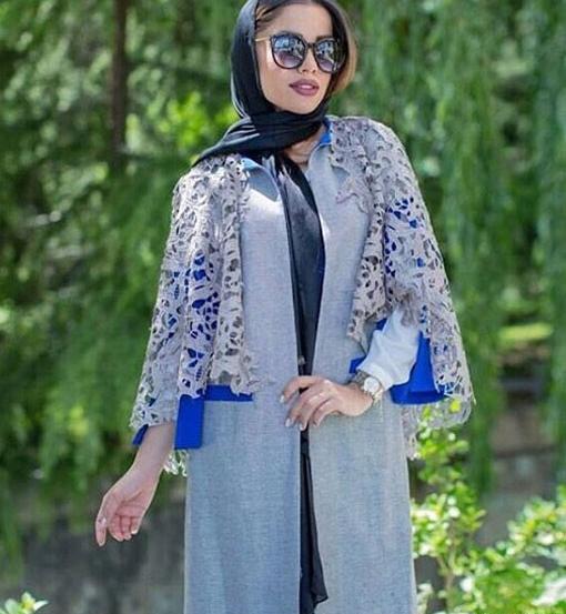 عکس مانتو بلند راسته