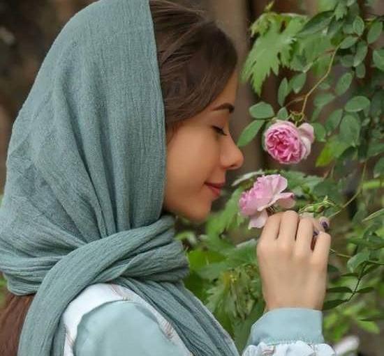 عکس فیک دخترونه با گل