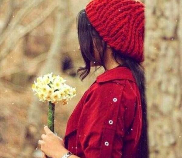 عکس فیک دخترونه با گل