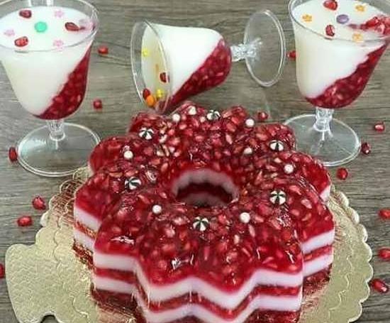 عکس ایده های جالب برای ژله شب یلدا
