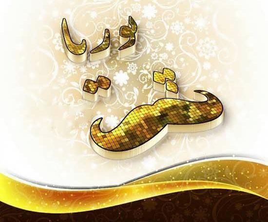عکس نوشته شده پوریا