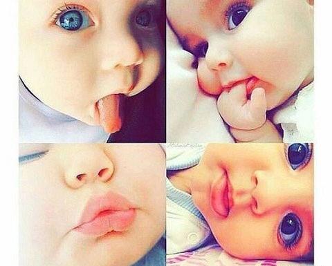 عکس فیک نوزاد دختر