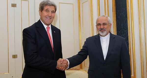 عکس ظریف با جان کری