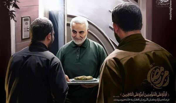 عکس جالب حاج قاسم سلیمانی