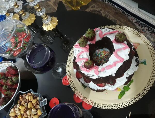 عکس کیک عشقم تولدت مبارک