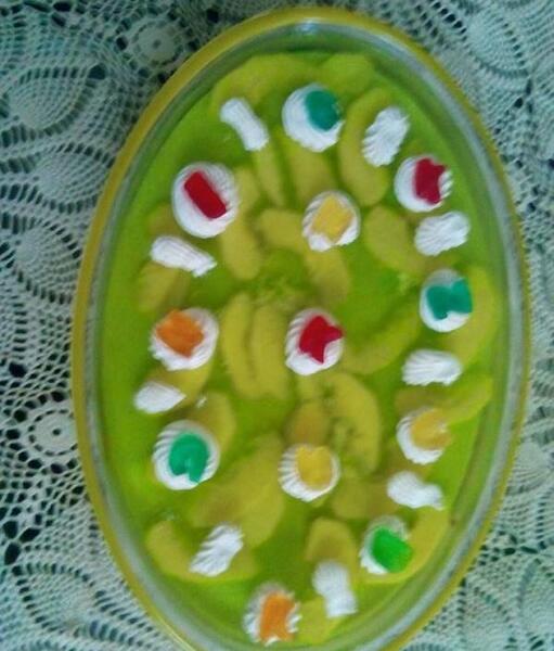 عکس انواع تزیین ژله بستنی