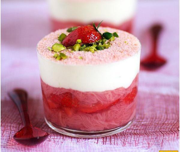 عکس انواع تزیین ژله بستنی