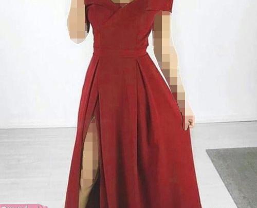 عکس لباس مجلسی دخترانه چاکدار